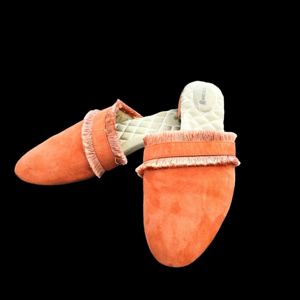 Birdies The Ani - Coral Mules in Suede - Picture 2 of 12